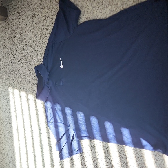 Men's Large navy Nike Dri-fit polo - Picture 1 of 7
